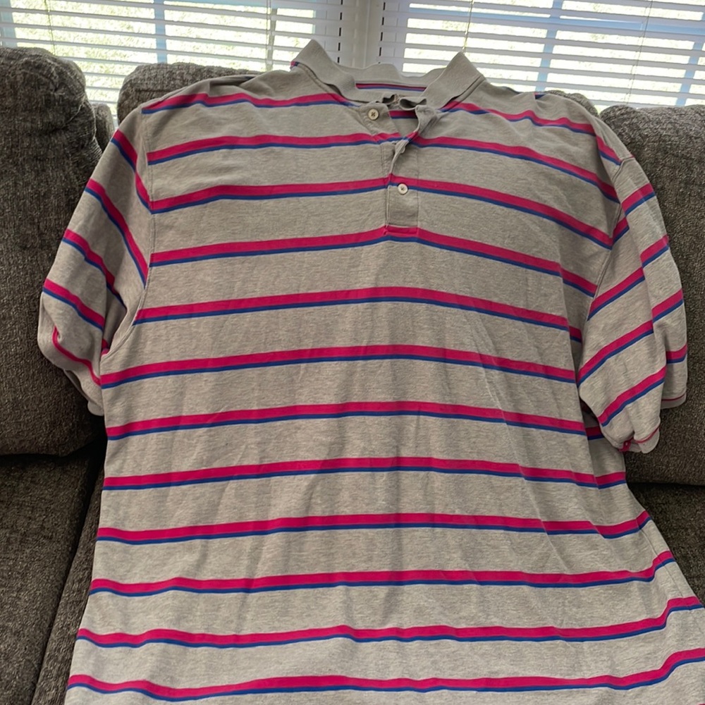 Grey pink and blue